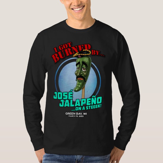 Jose Jalapeno On A Stick Green Bay WI 2023 T-Shirt (Vorderseite)