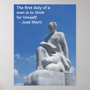 José Martí-Statue-Plakat Poster