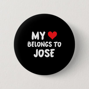 Jose - Mein Herz gehört Jose - Liebe Button
