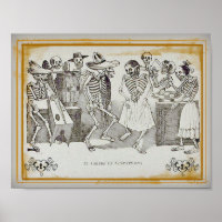 José Posada-El jarabe en ultratumba 11"x8.5" Print