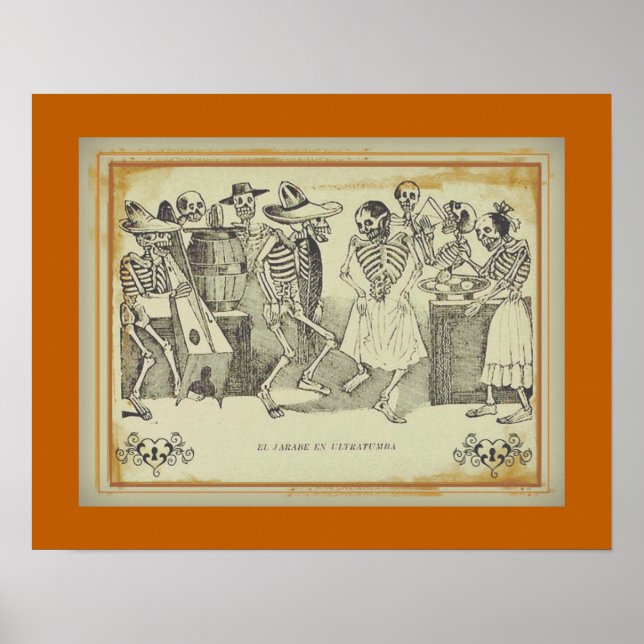 José Posada-El jarabe en ultratumba 18"x14,14" Poster (Vorne)