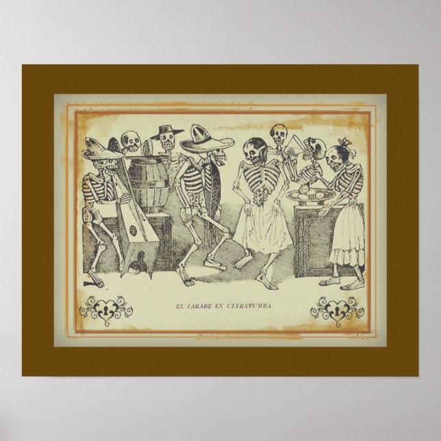 José Posada-El jarabe en ultratumba 18"x14,5" Poster (Vorne)