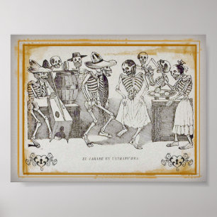 José Posada El jarabe en ultratumba 7x5.30 Print Poster