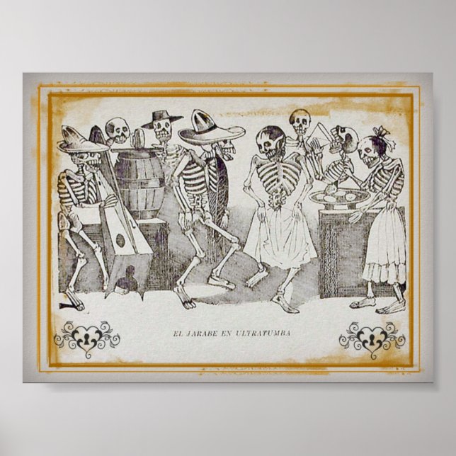 José Posada El jarabe en ultratumba 7x5.30 Print Poster (Vorne)