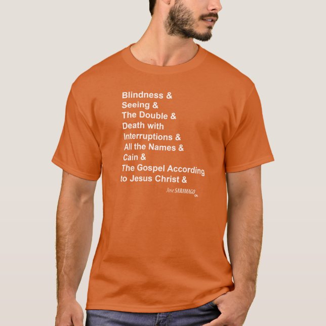José Saramago T-Shirt (Vorderseite)