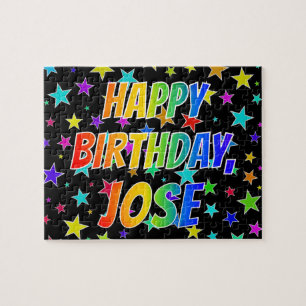 "JOSE" Vorname, Spaß "GLÜCKLICHER GEBURTSTAG" Puzzle