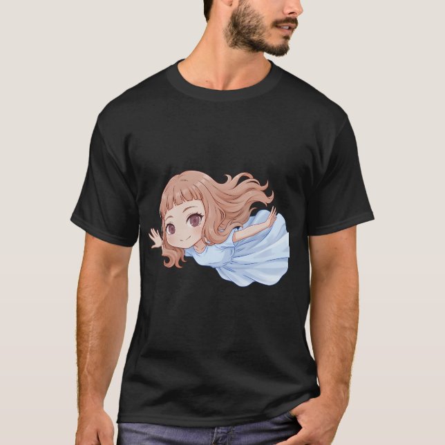 Josee Chibi Träumendes Mädchen T-Shirt (Vorderseite)