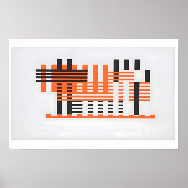 Josef Albers Kunstmalerei Poster (Vorne)