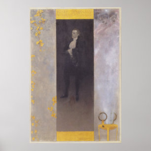 Josef Lewinsky als Carlos — Gustav Klimt (1895) Poster