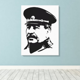 Josef Stalin, UdSSR, CCCP, Sowjetunion, Kommunismu Leinwanddruck