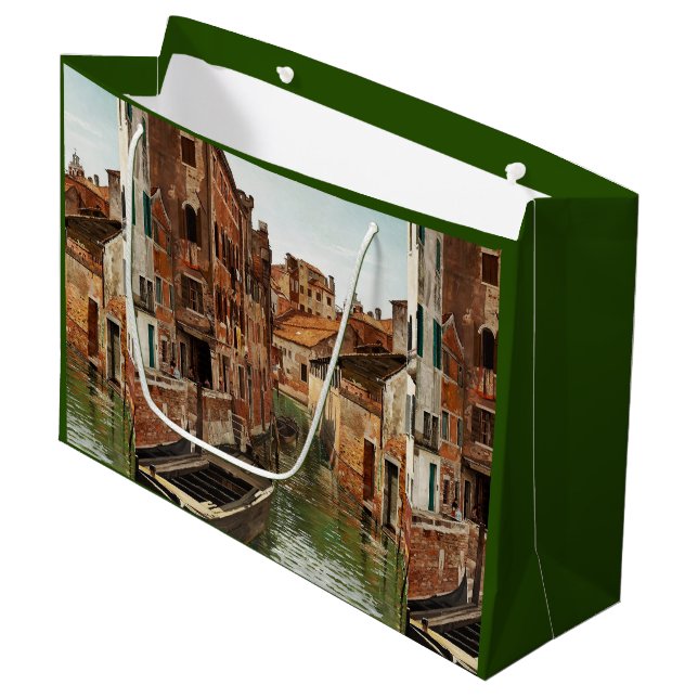 Josef Theodor Hansen Ponte Della Tana Venice Große Geschenktüte (Vorderseite Schrägansicht)