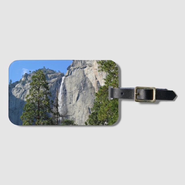 Josemite Falls, Yosemite National Park, CA Gepäckanhänger (Vorderseite (Horizontal))