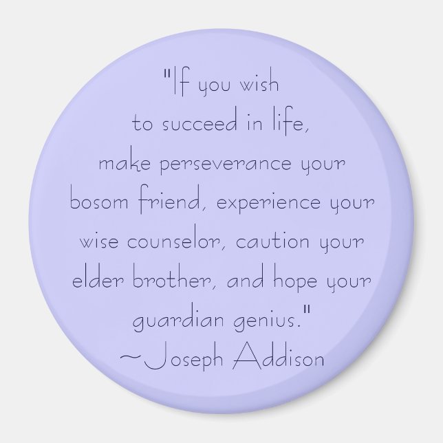 Joseph Addison Erfolgsquote Magnet (Vorne)