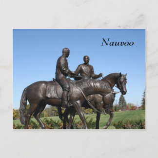 Joseph and Hyrum Smith Statue Postkarte