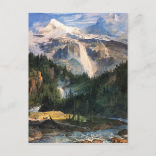Joseph Anton Koch, Schmadribach Wasserfall, 1822 Postkarte