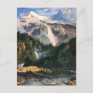 Joseph Anton Koch, Schmadribach Wasserfall, 1822 Postkarte
