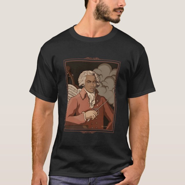 Joseph Bologne Chevalier De Saint-Georges Al T-Shirt (Vorderseite)