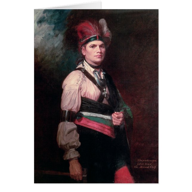 Joseph Brant, Leiter der Mohikaner, 1742-1807 (Vorne)