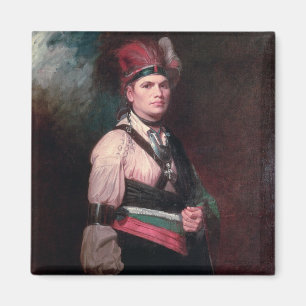 Joseph Brant, Leiter der Mohikaner, 1742-1807 Magnet