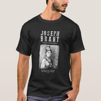 Joseph Brant Mohawk Chief Iroquois Indian History T-Shirt