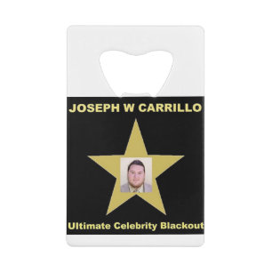Joseph Carrillo - entscheidender Geldbeutel Flaschenöffner