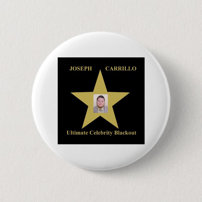 Joseph Carrillo - Ultimate Celebrity Blackout Button (Vorderseite)