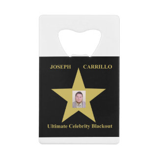 Joseph Carrillo - Ultimate Celebrity Blackout Geldbeutel Flaschenöffner