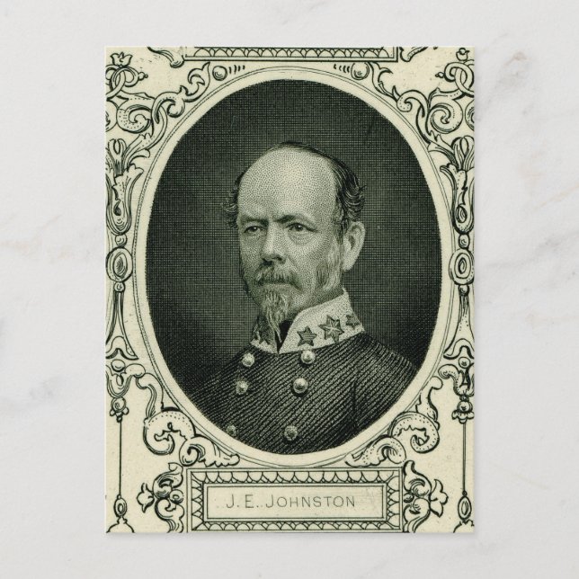 Joseph E. Johnston Postkarte (Vorderseite)