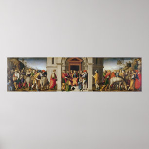 Joseph empfängt seine Brüder, C. 1515 Poster