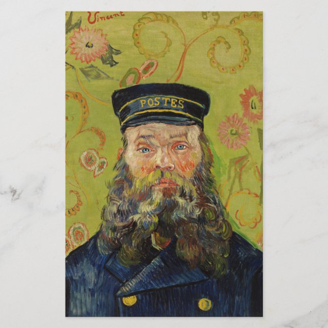 Joseph-Étienne Roulin (von Vincent van Gogh) Briefpapier (Vorderseite)