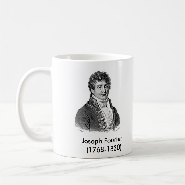 Joseph Fourier (1768-1830) Tasse (Links)