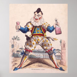 Joseph Grimaldi, Clown 1778-1837 Poster