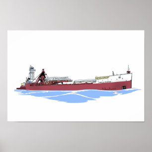 Joseph H. Thompson und Tug Laura L. VanEnkevort Poster