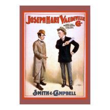 Joseph Hart Vaudeville Co Theater Poster