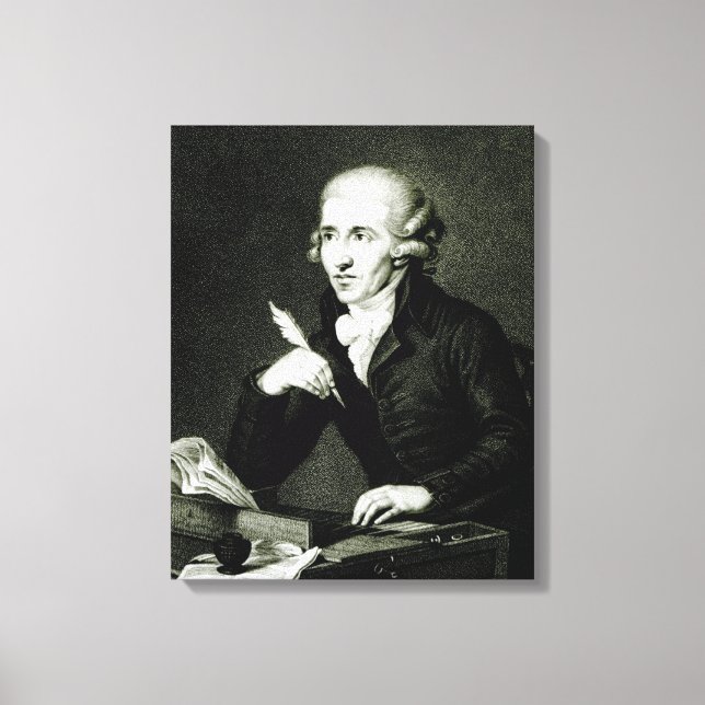 Joseph Haydn c.1770 Leinwanddruck (Vorderseite)
