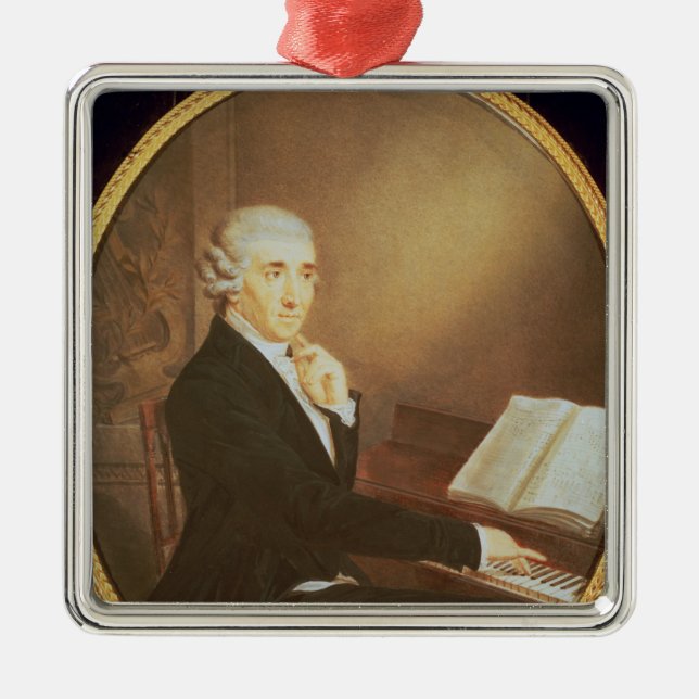 Joseph Haydn c.1795 Ornament Aus Metall (Vorne)