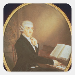 Joseph Haydn c.1795 Quadratischer Aufkleber