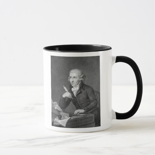Joseph Haydn gravierte durch Schiavonnetti, 1792 Tasse (Rechts)