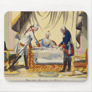Joseph II, Katharina die Große und Frederick II Mousepad
