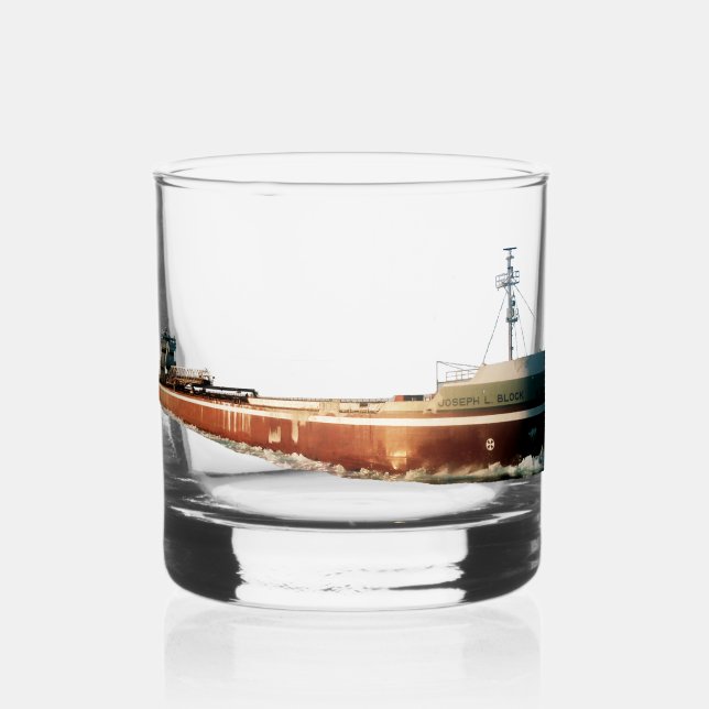 Joseph L. Block glass Whiskyglas (Vorderseite)