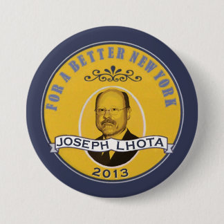 Joseph Lhota für NY Bürgermeister 2013 Button