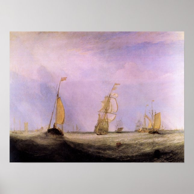 Joseph Mallor - Auf dem Weg zur See Poster (Vorne)
