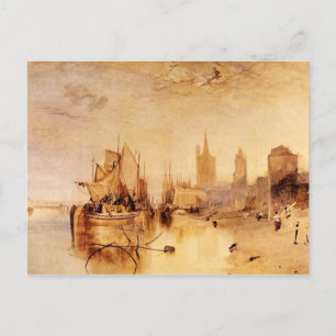 Joseph Mallord Turner - Ankunft des Schiffes Köln Postkarte