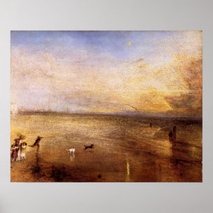 Joseph Mallord Turner - neuer Mond Poster