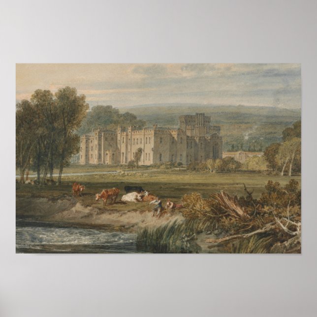 Joseph Mallord William Turner - Ansicht von Hampto Poster (Vorne)