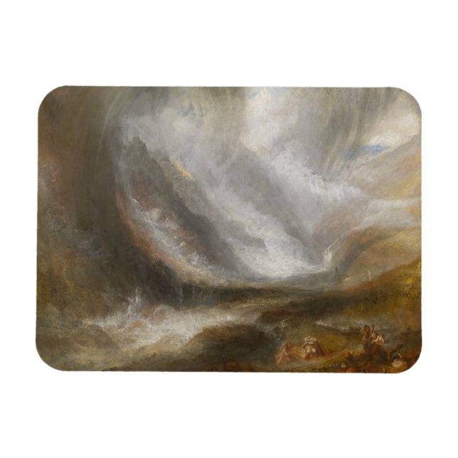 Joseph Mallord William Turner - Aostatal Magnet (Horizontal)