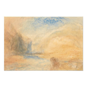 Joseph Mallord William Turner - Bergwelt Fotodruck