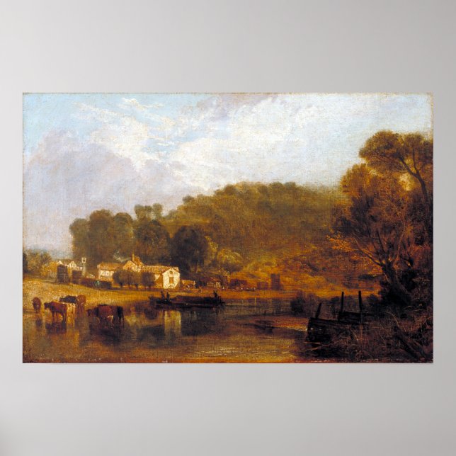 Joseph Mallord William Turner Cliveden über die Th Poster (Vorne)
