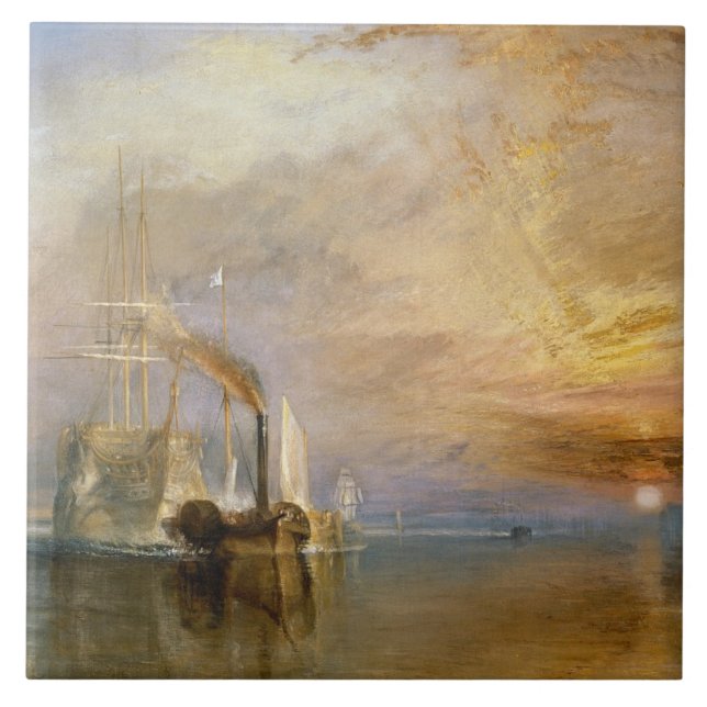 Joseph Mallord William Turner | das kämpfende Fliese (Vorderseite)