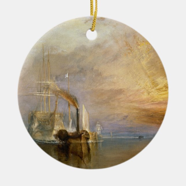 Joseph Mallord William Turner | das kämpfende Keramikornament (Vorne)